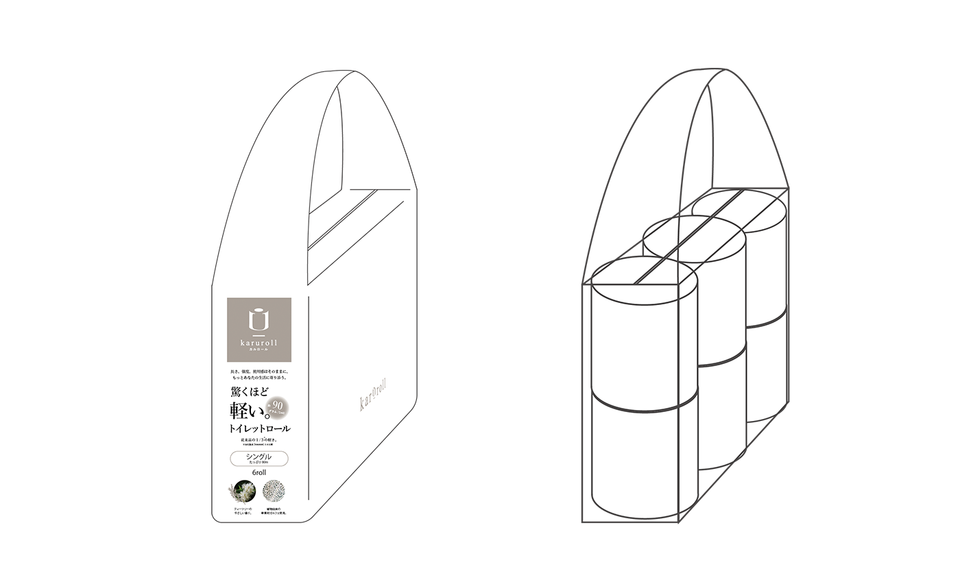 karurollのロゴ3色の画像